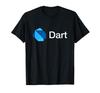 Футболка программиста разработчика кодера на языке программирования Dart