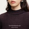 VEROMODA Women's Slim-Fit Wool Blend Round Neck Knit Sweater
