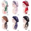 Women Cancer Head Scarf Chemo Hair Loss Hat Turban Pre-Tied Headwear Bandana