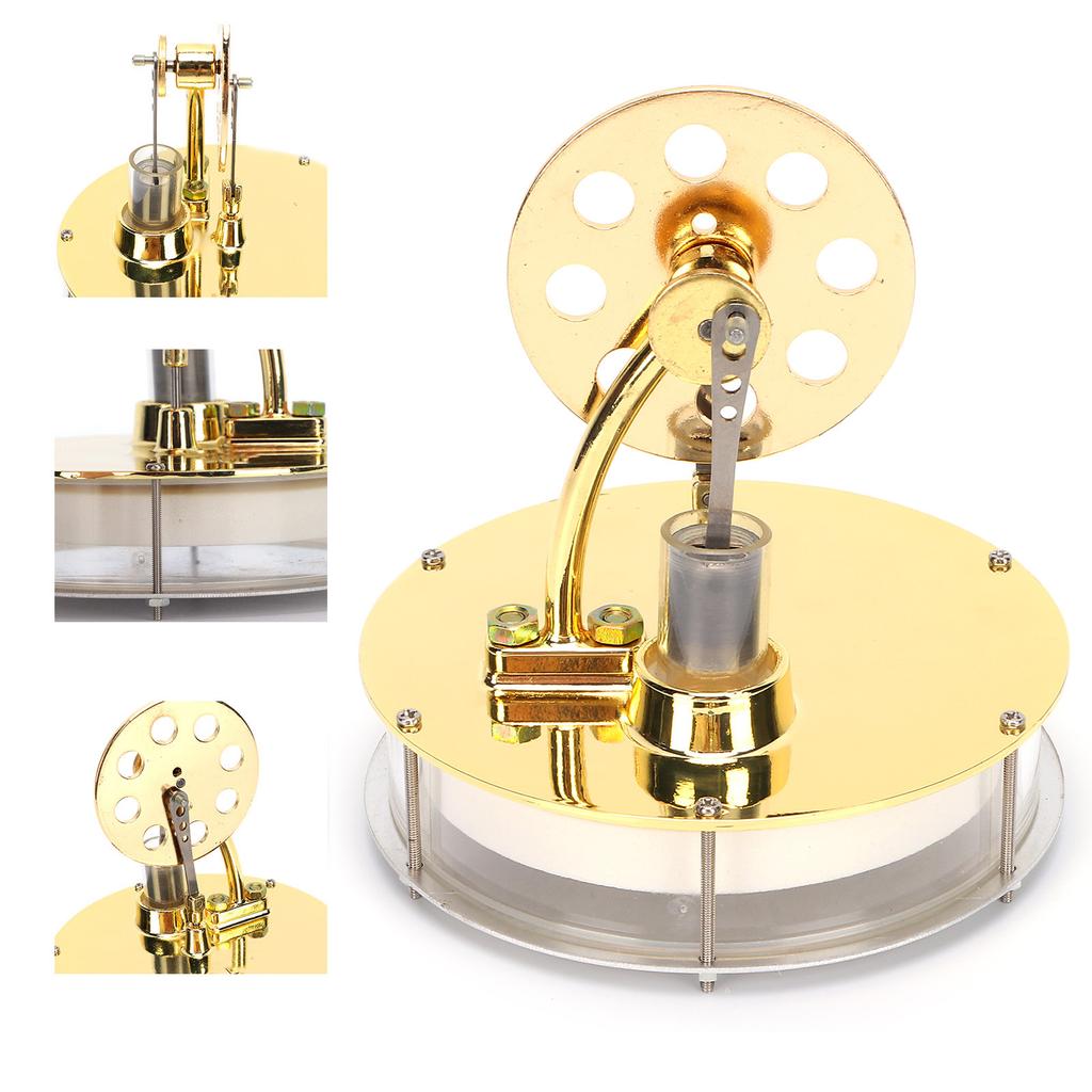 Низкотемпературная модель двигателя Стирлинга, смесительный двигатель, паровой двигатель, криогенная игрушка для научного эксперимента