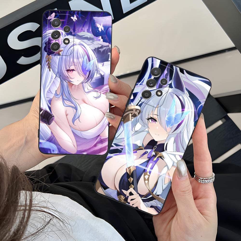 Матовый ТПУ чехол для мобильного телефона Azur Lane Unzen для Samsung Galaxy M55 54 42 35 34 33 32 23 22 15 14 13 12 F55 5G Цветная крышка