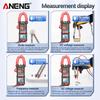 Aneng PN104 Мультитестер голосового вещания, 6000 клещей, мультиметр постоянного/переменного тока, автомобильный усилитель, емкость Гц, NCV, инструмент для измерения сопротивления