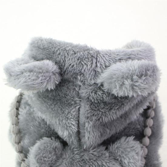 Одежда для домашних животных, привлекательное износостойкое флисовое теплое пальто с капюшоном для щенков, товары для домашних животных