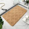 Imitation Cashmere Non-Slip Water-Absorbing Door Mats for Bathroom and Bedroom