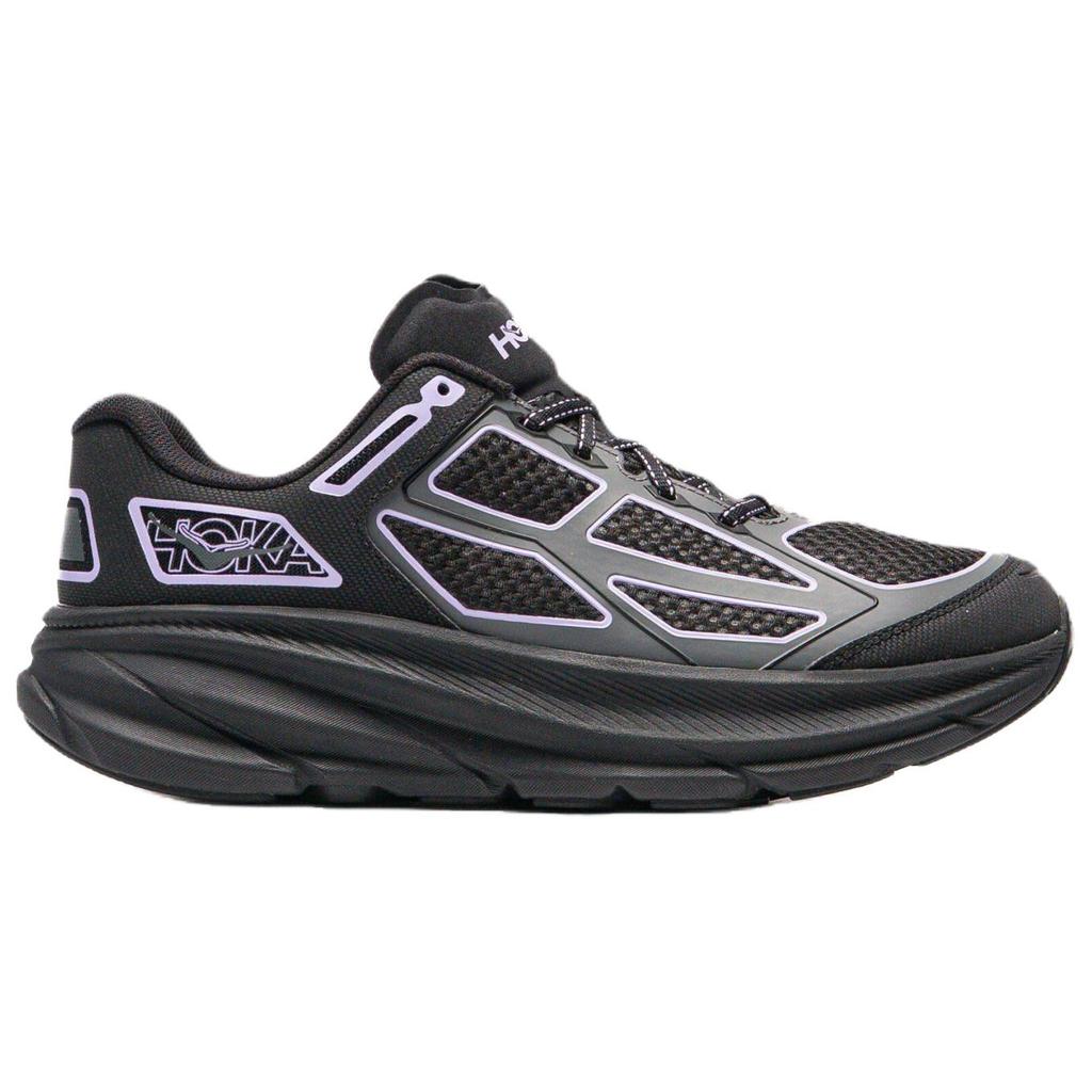 HOKA Clifton One9 Черный Цветок Астры Унисекс Кроссовки 1155370-BWR