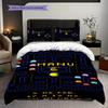 Pixel Love Player Bedding(1 * duvet cover + 2 * pillowcase, without core) Christmas birthday gift Duvet cover and pillowcase Soft and comfortable