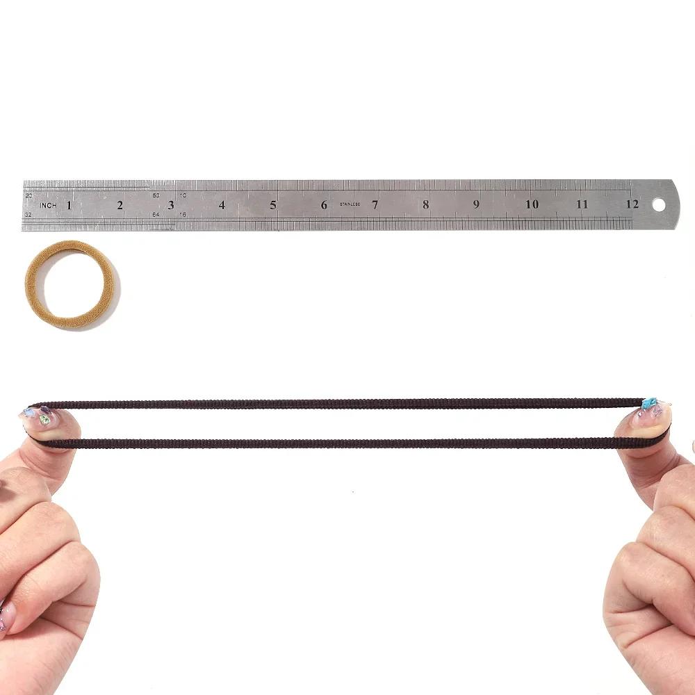 30/50/100PCS/Lot Girl Mix Colors Hair Bands Basic Hair Ties Elastic Headband Hair Scrunchies Women Accessories Ponytail Holder