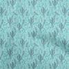 oneOone Cotton Poplin Light Blue Fabric Tropical Diy Clothing Quilting Fabric Print Fabric By Yard 42 Inch
