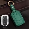 Genuine Leather Car Key Case & Creative Keychain for GMC Pickup