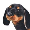 VidaXL Plush Toy Dachshund Breed Dog Black XXL 91333
