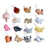 Cute Animal Zoo Duck-billed Platypus Little Lynx Beanie Eye Plush Toy Pendant Flamingo Raccoon Bag Decoration Characters)