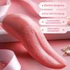 Silicone Electric Heating Vibrating Tongue Licking Device Female Masturbation Sex Toy