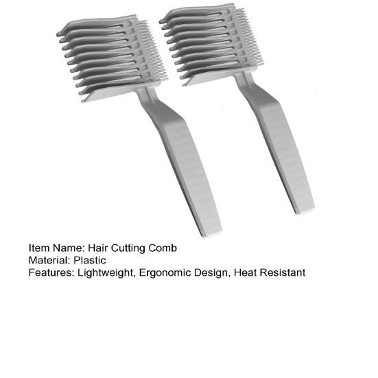 Yousheng 2 шт. профессиональные расчески для стрижки волос с эргономичной ручкой, термостойкие изогнутые расчески для позиционирования, парикмахерский инструмент