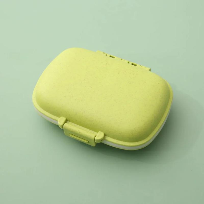 Влагостойкий мини-портативный органайзер для таблеток, 8 сеток, контейнер для хранения таблеток, еженедельный дозатор лекарств с двойным уплотнением