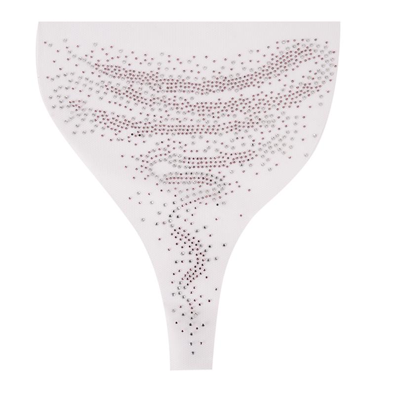 1PC Portable  Fix Rhinestone Crystal Transfer  Versatile Bling Stone Neckline Iron On Transfer Patch