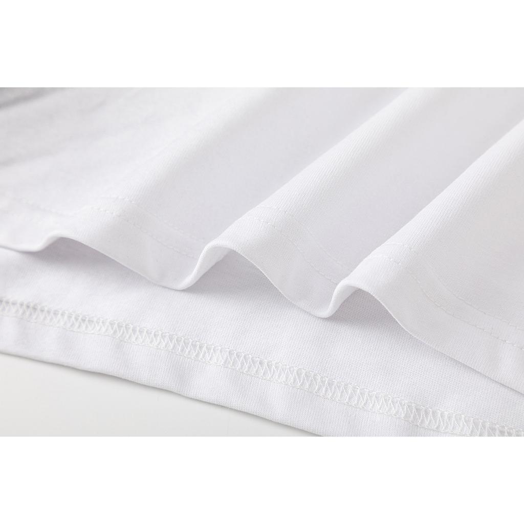 Off-White 2025 Spring/Summer New Style Inkjet Arrow Pattern Round Neck Hooded Short Sleeved Men's and Women's T-shirts