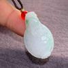 Burma A-Grade Natural Jade Leaf Pi Xiu Pendant