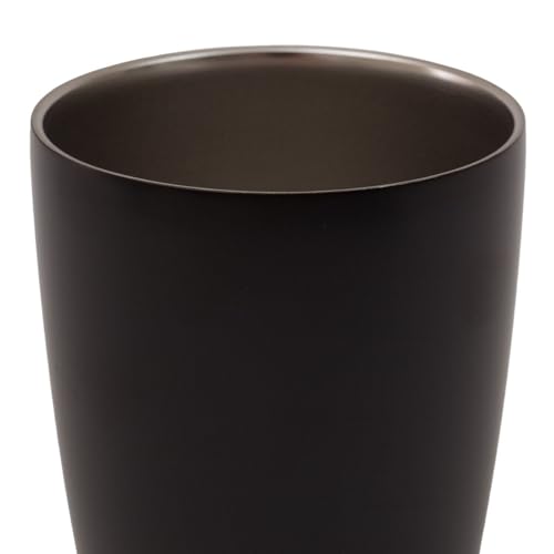 NITORI (НИТОРИ) Кружка из нержавеющей стали с крышкой, CV187-2, Черный, 8958158