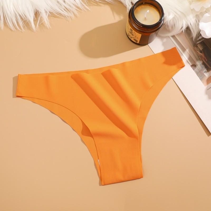 FINETOO Women Seamless and Traceless Panties Solid Color Underwear Soft and Comfortable Lingerie 12 Colors