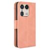 Flip Case for Motorola Edge 50 Ultra, Card Slot, Pink