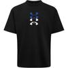 UA Graphic Logo Sports Casual Crew Neck Short Sleeve T-Shirt Men Tops Black 6007603-001