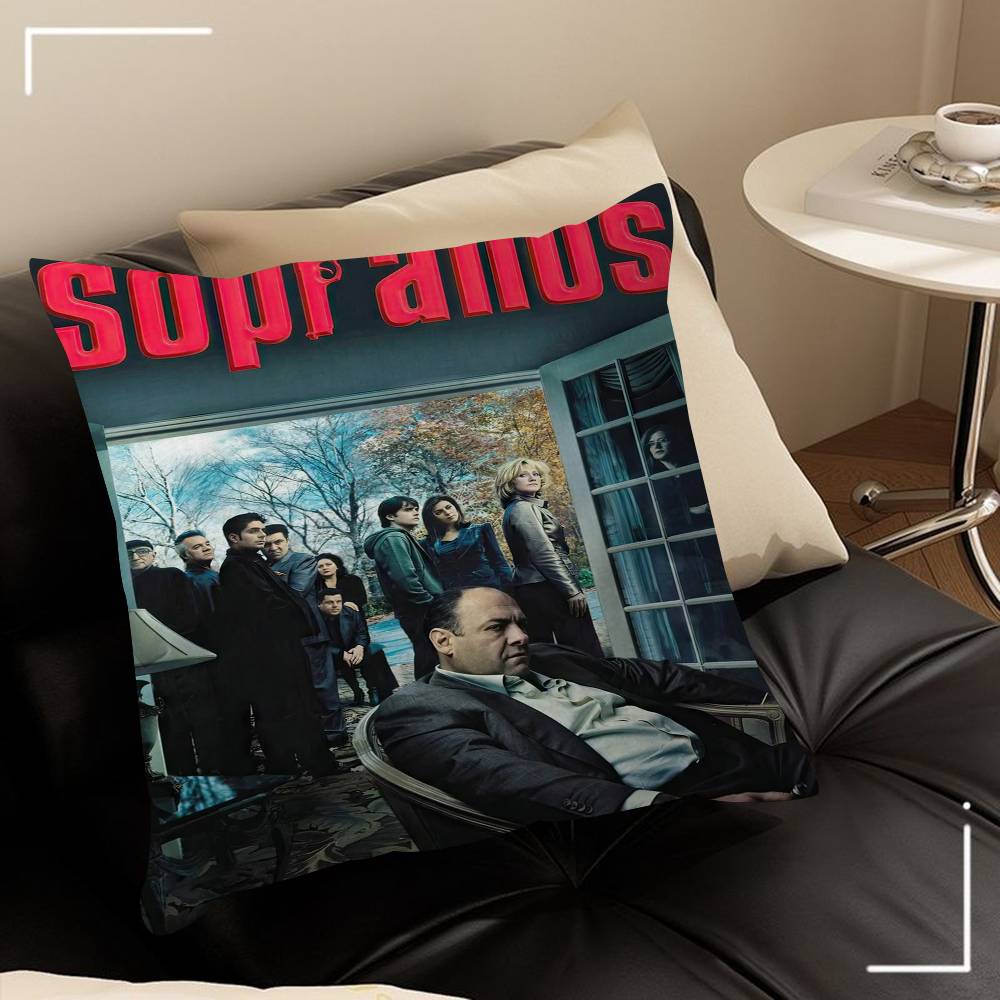 Classic Movie TV Series The Sopranos Pillow Gift Home Office Decoration Bedroom Sofa Car Cushion Cover Case 45x45