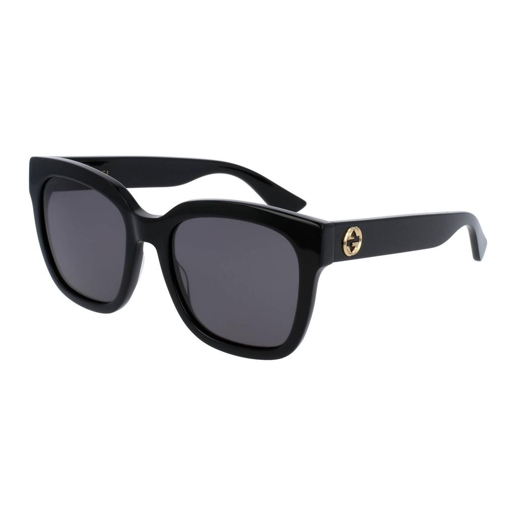 Gucci Fashionable Avant-Garde Black Square Sunglasses Women sunglasses GG0034SN-001