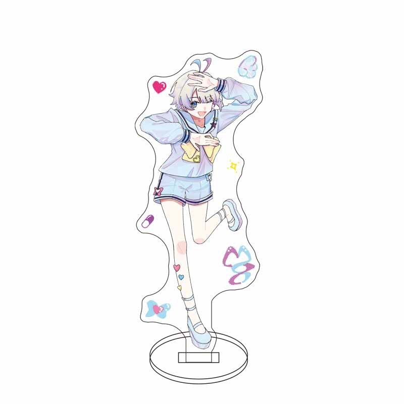 NEEDY GIRL OVERDOSE Акриловая Настольная Фигурка-Подставка Kawaii Игровой Узор 12см Украшение Модель Хранение Рабочий Стол Якорь Подарок