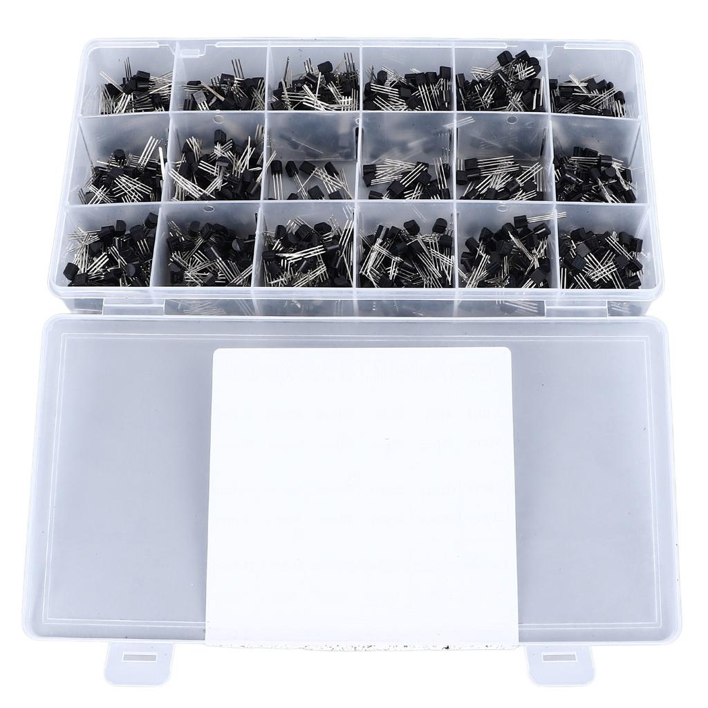 900 шт. Транзистор 18 типов Диод Триод Полупроводниковый переключатель Малой мощности Ассортимент Набор Комплект