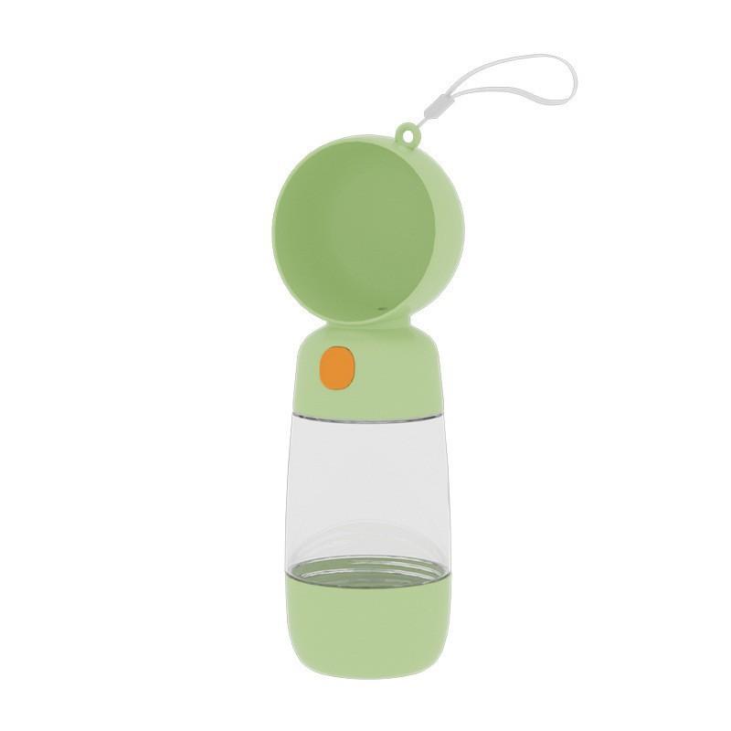 Pet Outdoor Dog Walking Cup Companion Cup Хранение еды и кормление водой 2-в-1 Бутылка для воды Портативный диспенсер для воды для собак