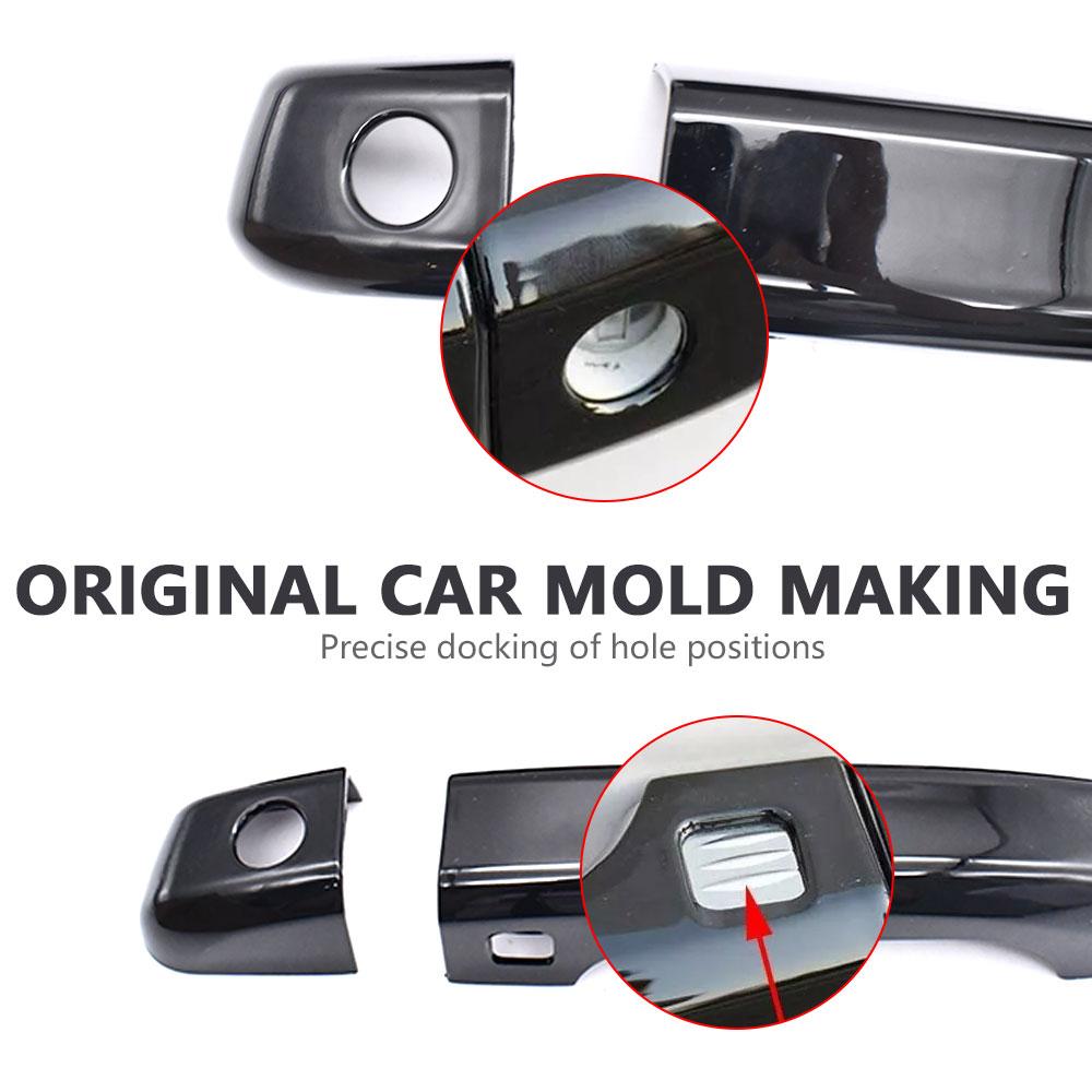 8Pcs Car Side Door Handle Covers Trim For Honda Accord 2018 2019 2020 2021 Auto Exterior Gloss Black Decoration Styling Parts