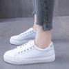 Women Sneakers 2024 Fashion Breathble Vulcanized Shoes Pu Leather Platform Shoes White Lace Up Casual Shoes Zapatos Mujer