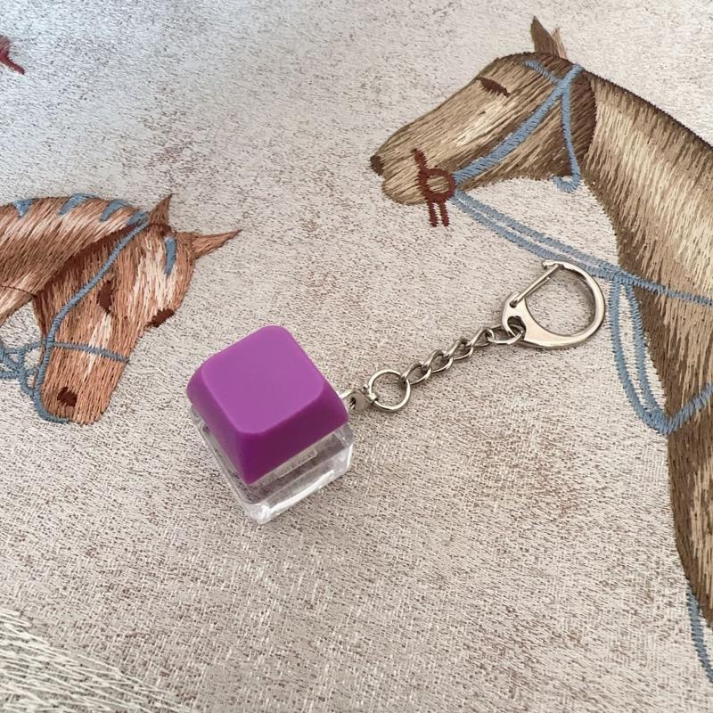 Светодиодная клавиатура брелок игрушка снятие стресса сделай сам кнопка палец колпачки для клавиатуры игрушка маленькие подарки маленькие гаджеты брелки