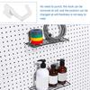 10Pcs Storage Rack Organizer Hole Board Hook Hardware Tool Pegboard Hook Durable Oblique Hanger
