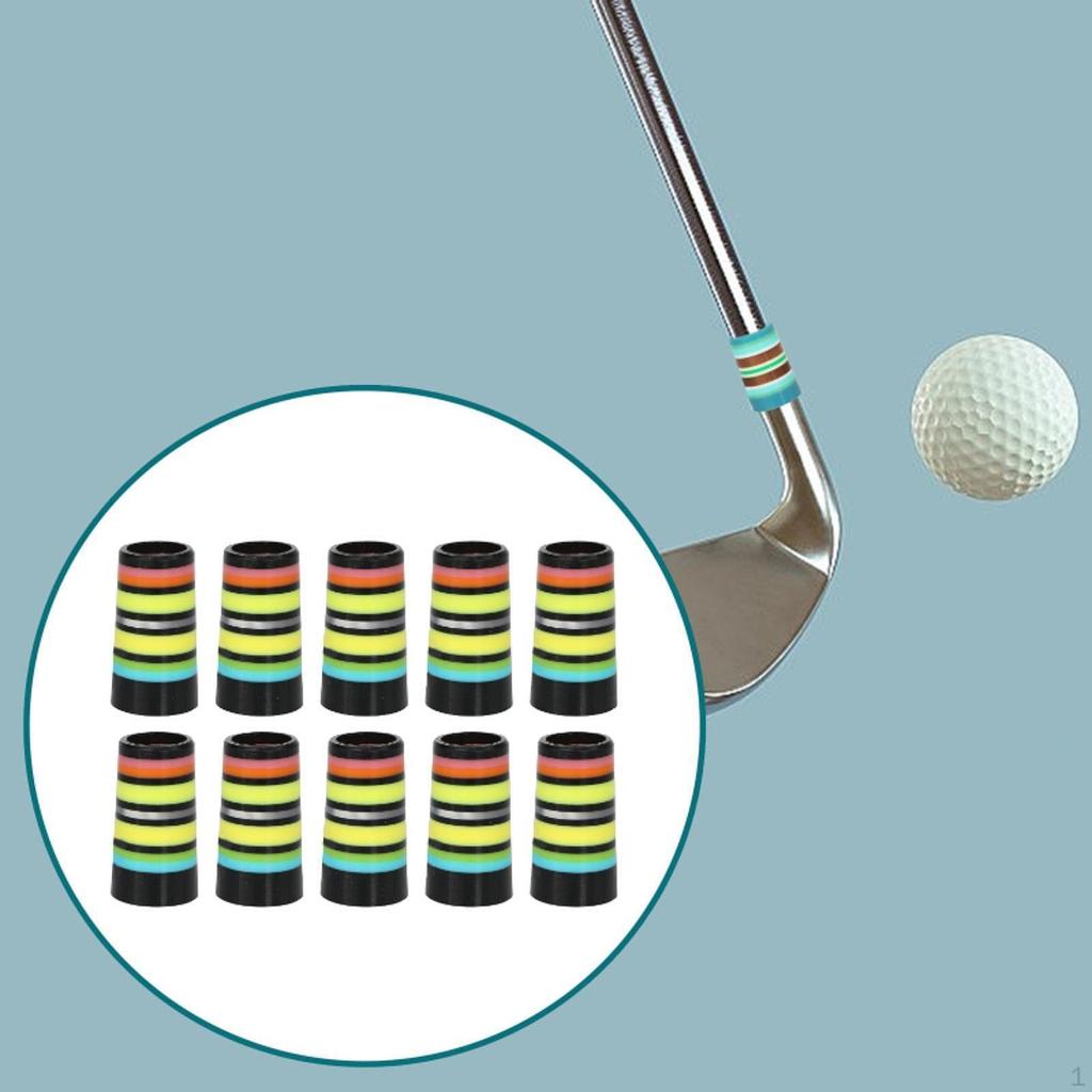 10 наконечников для клюшек для гольфа для клина с коническим наконечником, размер .370, запасные части
