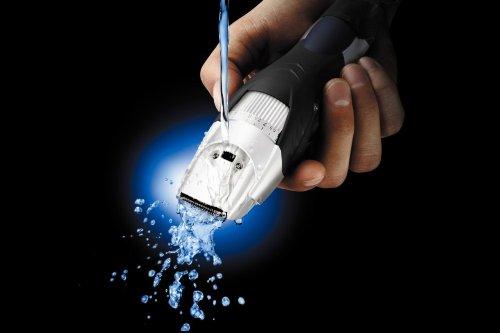 Panasonic Триммер для бороды, машинка для стрижки, аккумуляторная, водонепроницаемая, моющаяся, мужская, ER-GB40-W