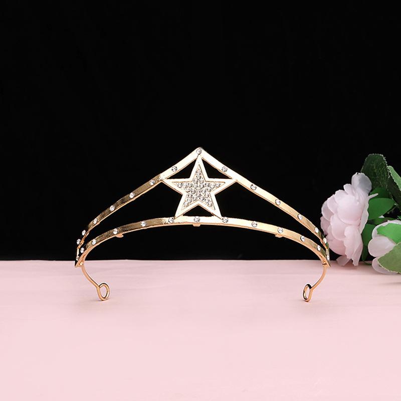 Детская корона, аксессуары для волос, милые принцессы, девочки, корона короля с водяными бриллиантами, резинки для волос, подарки на день рождения для девочек, детские повязки на голову и головные уборы