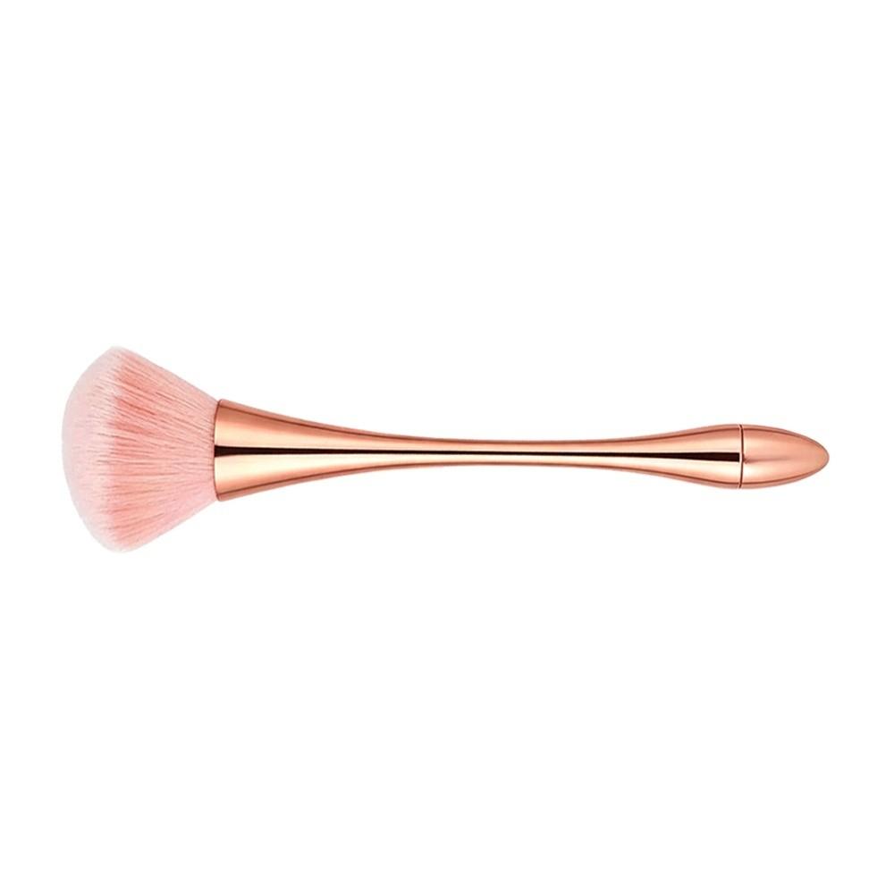 Rose Gold Powder Remover Manicure Brush Home DIY Nail Art Auxiliary Cleaning