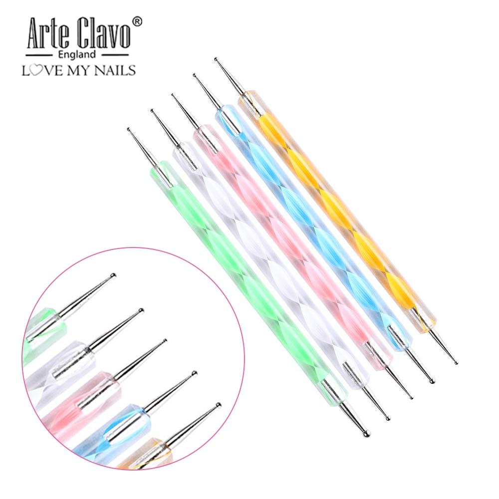 Перо для маникюра 5 штук в комплекте