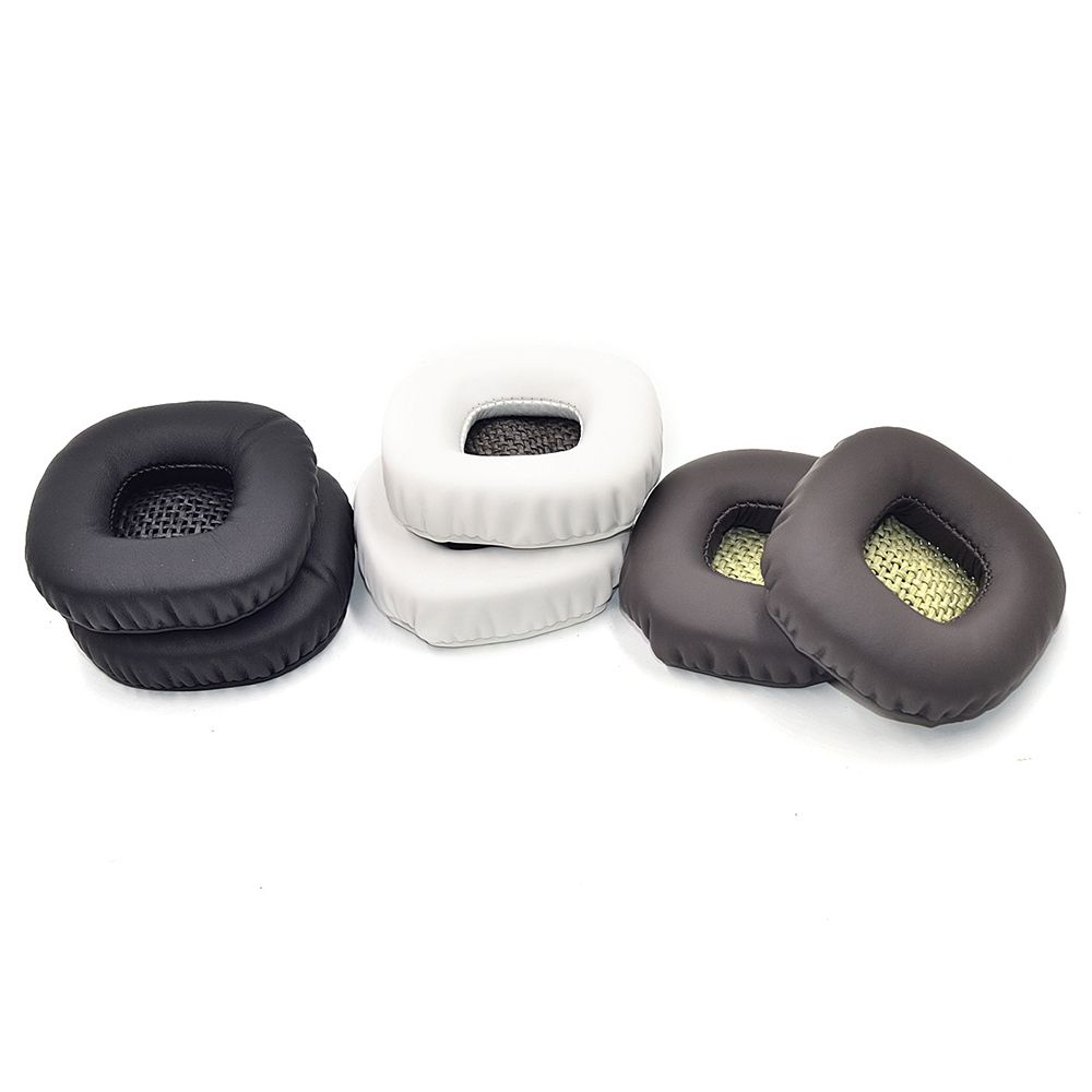1Pair Leather Sponge Accessories Headphone Cushion Cover Foam Ear Pads Replacement