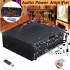 2000 Вт Bluetooth 2,0-канальный аудио усилитель Hi-Fi 326BT 12 В/220 В AV-усилитель динамик с пультом дистанционного управления для дома в автомобиле