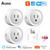 Tuya Smart Plug Wifi Socket Us 10a Power Outlet Smart Life App Timing Function Voice Control Works With Alexa Google Assistant