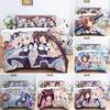 Anime Sexy Girl Bedding Set Down Duvet Bedroom Bed Cover Single and Double King Size Quilt Cover Home Textile 2/3pcs