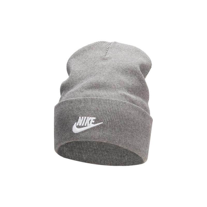 Nike Хлопковые шапки унисекс серые повседневные FB6528-091