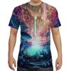 Летняя мужская футболка с 3D принтом животных, топы с короткими рукавами и круглым вырезом, абстрактное искусство, крутая уличная одежда, женские и детские повседневные футболки