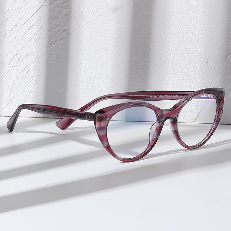 Листовая оправа, блокирующие синий свет, кошачий глаз, очки по рецепту, женские студенческие фотохромные очки для близорукости, 0 -0,5 -0,75 до -6,0
