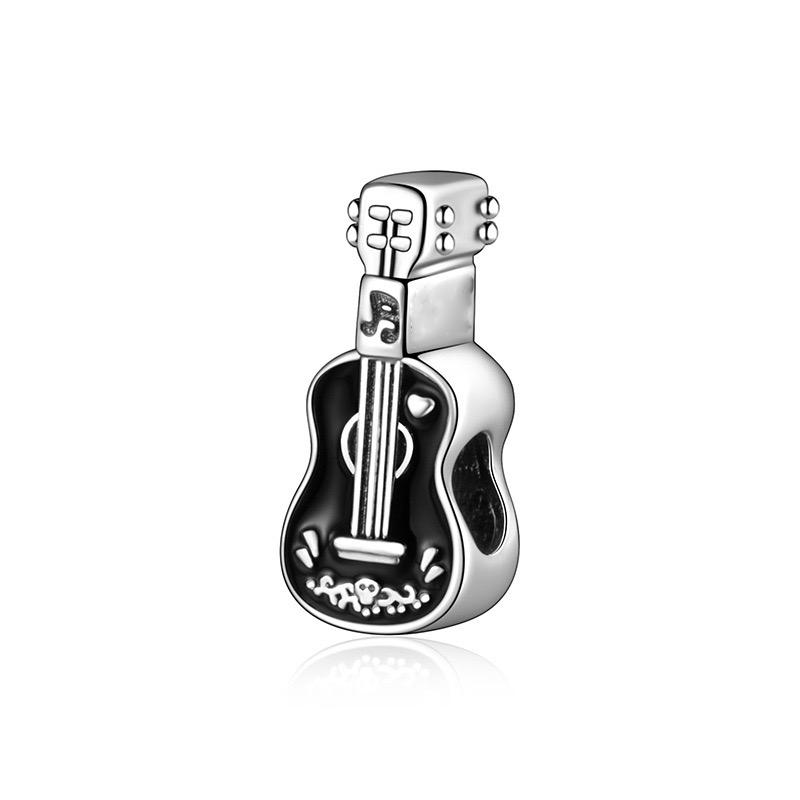 New Copper Sport Bicycle Car Guitar Violin Earphone Talisman Charm Fit For Original Bracelet Diy Women'S Boutique Jewelry