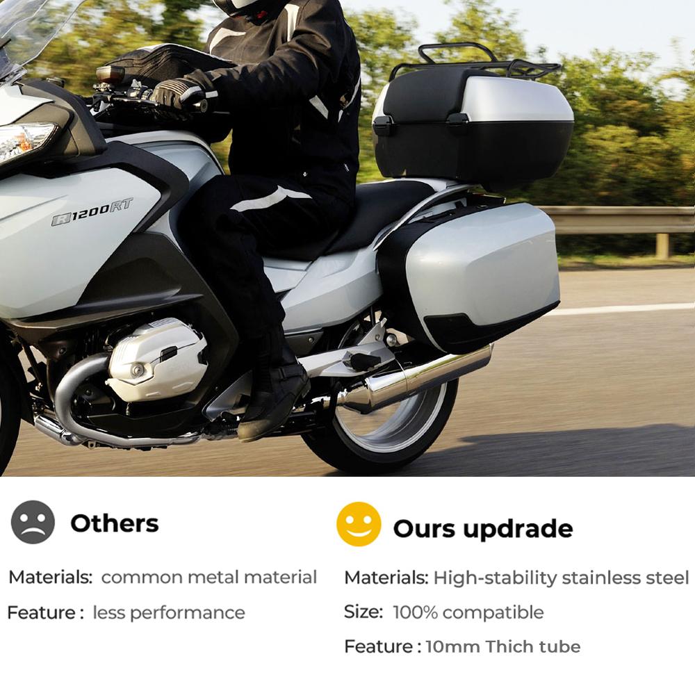 For BMW R1250RT K1200GT K1300GT K1600GT K1600 GT R1200 RT Top Cases Rack Rear Bag Luggage Bags Railing Racks Cases Brackets