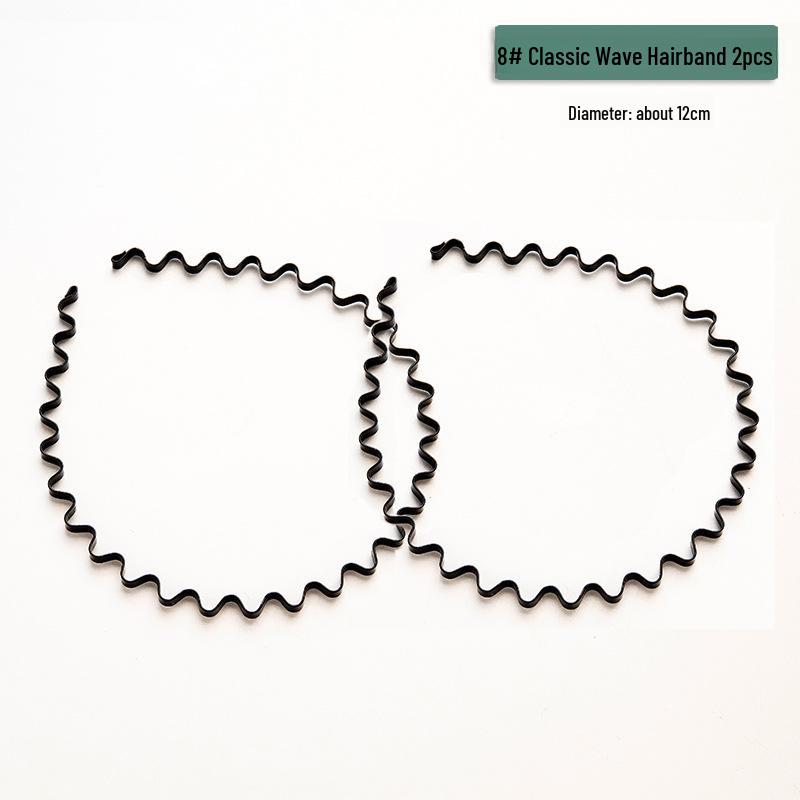 Женский нескользящий обруч для волос цвета молочного кофе: Универсальная повязка на голову и зажим для фиксации в дороге