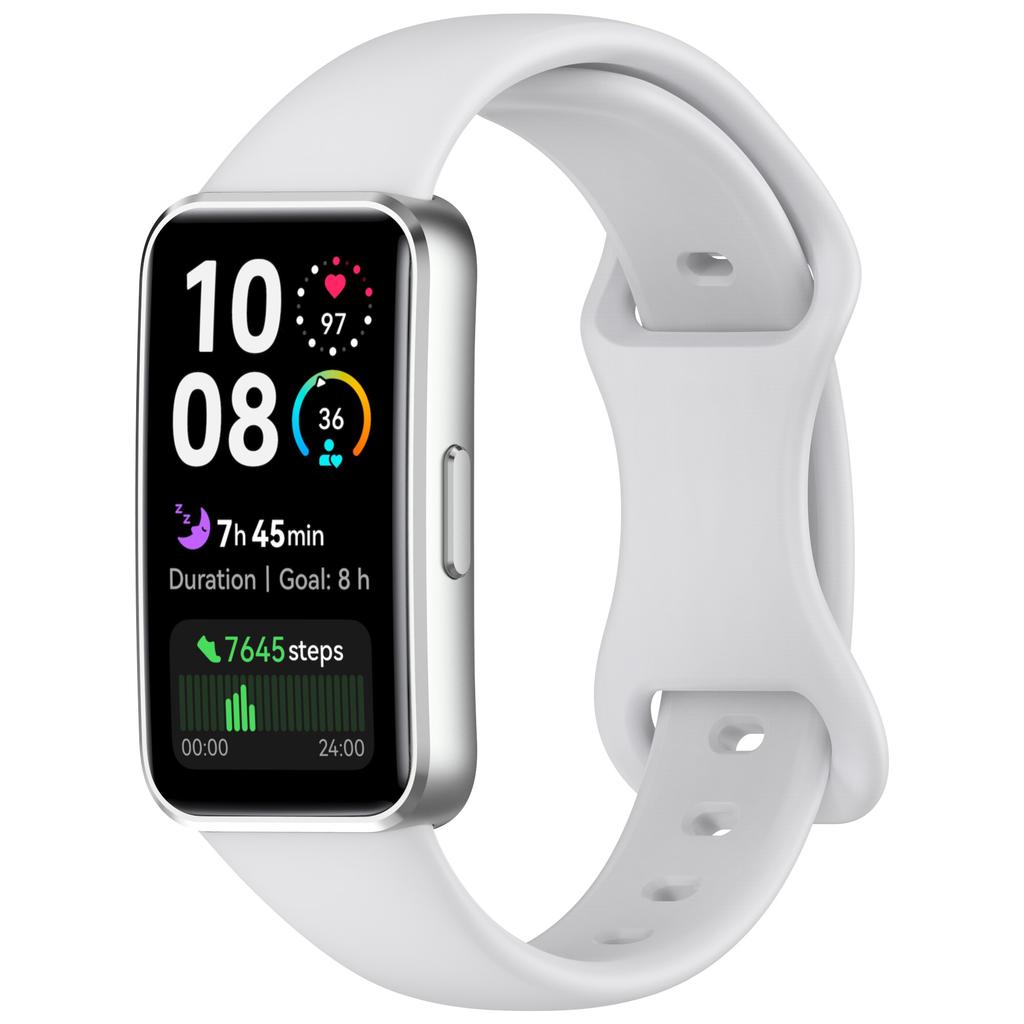 Силиконовые ремешки Для Huawei Band 10/9/9 NFC Аксессуары для ремешка Замена Спортивный браслет pulseira correa для Huawei Bands 8/8NFC